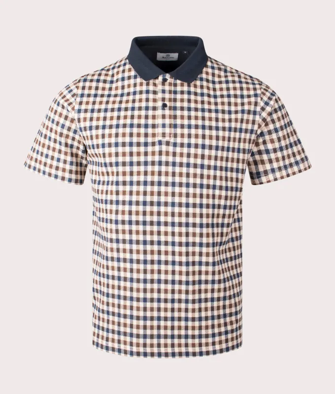 Iconic Club Check Polo Shirt made by EQVVS