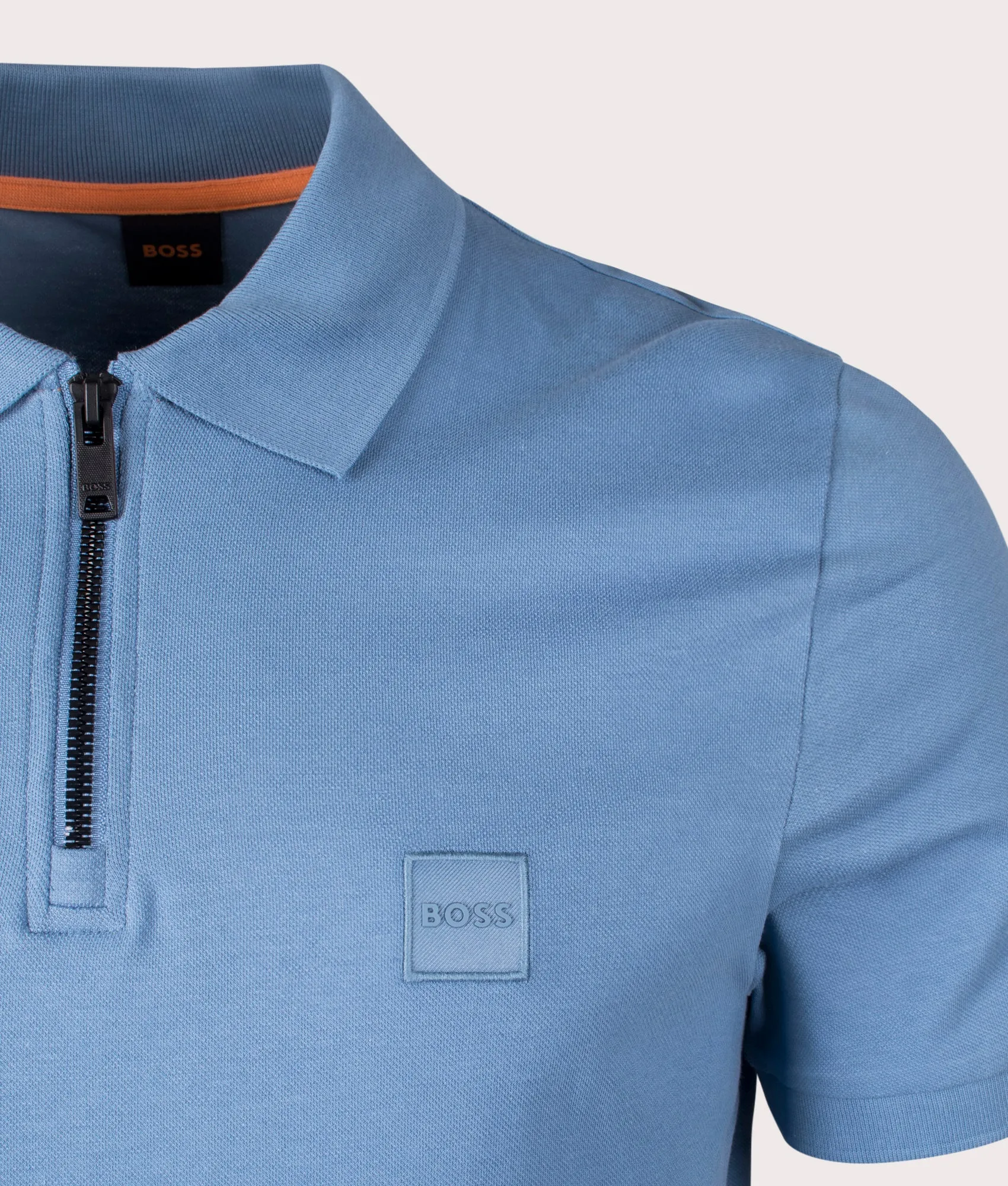 Slim Fit Passerzip Polo Shirt sold by EQVVS product image thumbnail 2