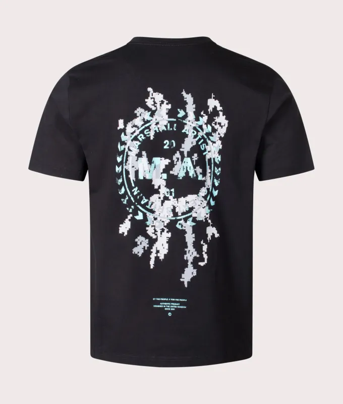 Camo Erosion T-Shirt sold by EQVVS