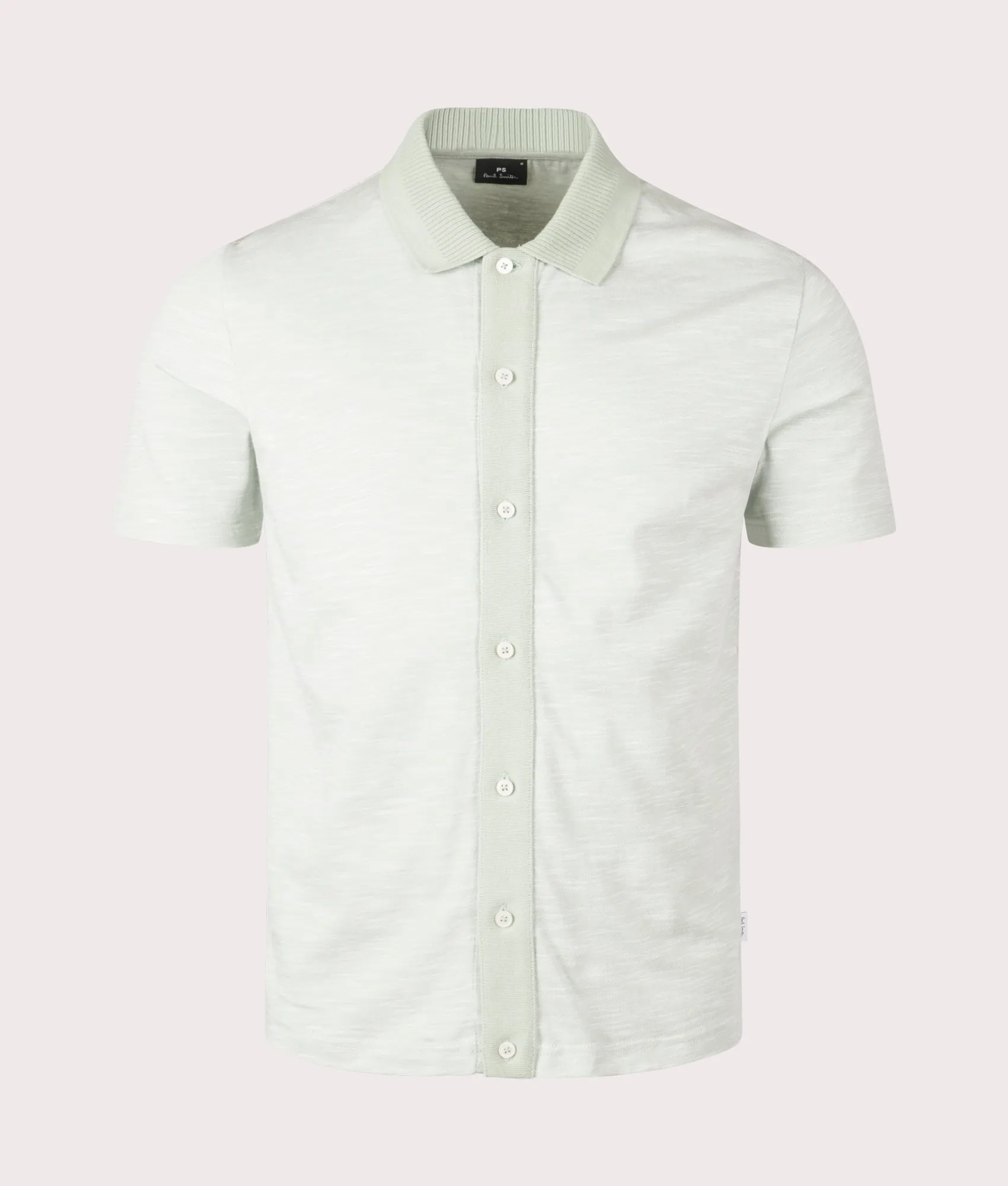 Organic Cotton Button Front Polo Shirt sold by EQVVS