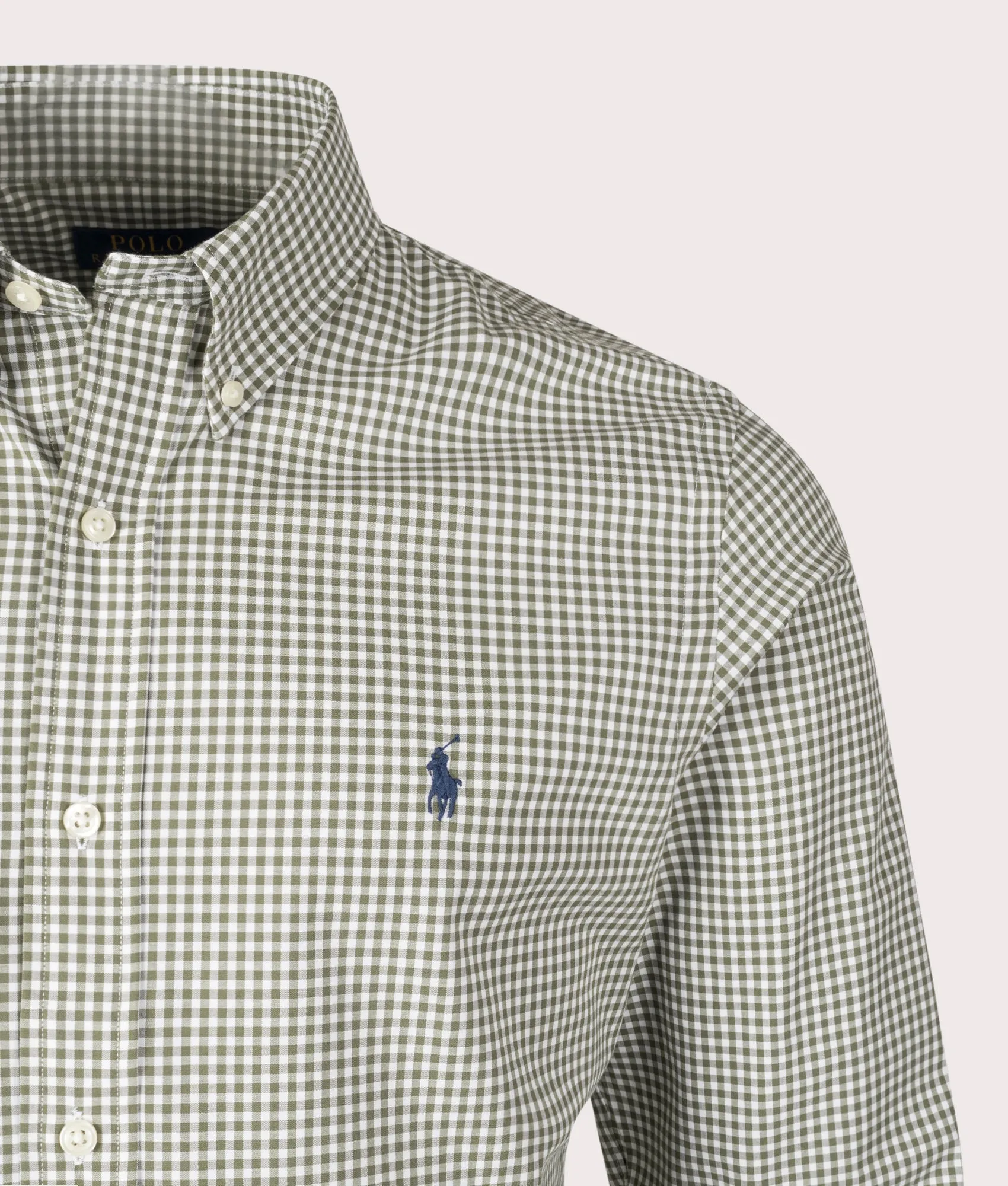 Custom Fit Gingham Poplin Shirt sold by EQVVS product image thumbnail 2