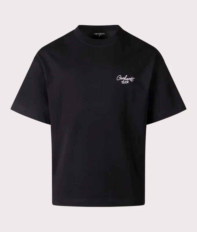 Relaxed Fit Signature Script T-Shirt made by Carhartt WIP