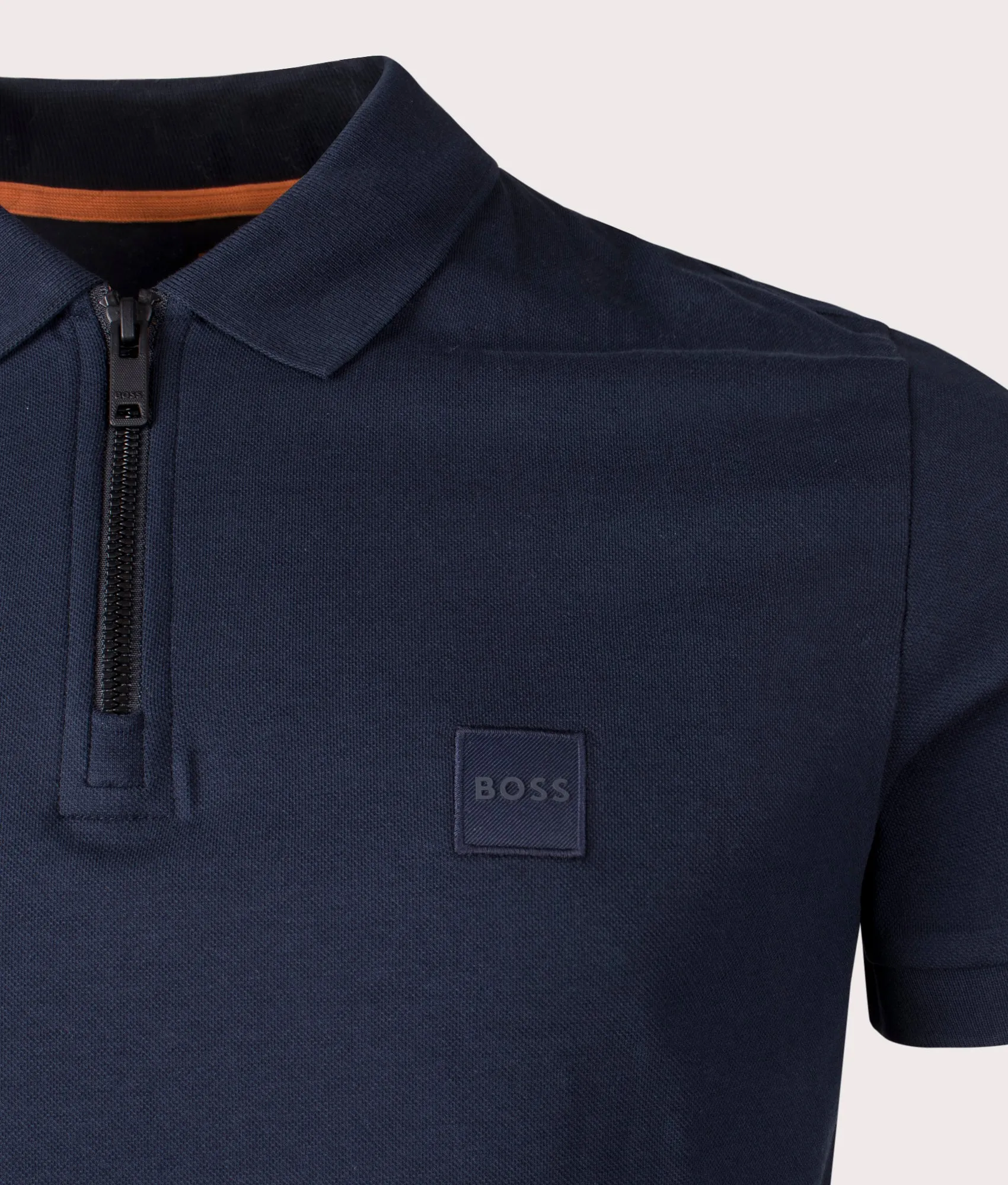 Slim Fit Passerzip Polo Shirt sold by EQVVS product image thumbnail 2