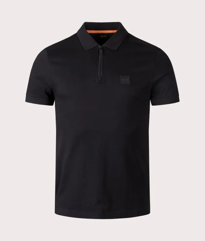 Slim Fit Passerzip Polo Shirt sold by EQVVS