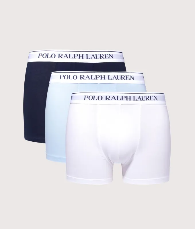 3 Pack Classic Stretch-Cotton Trunks made by Polo by Ralph Lauren