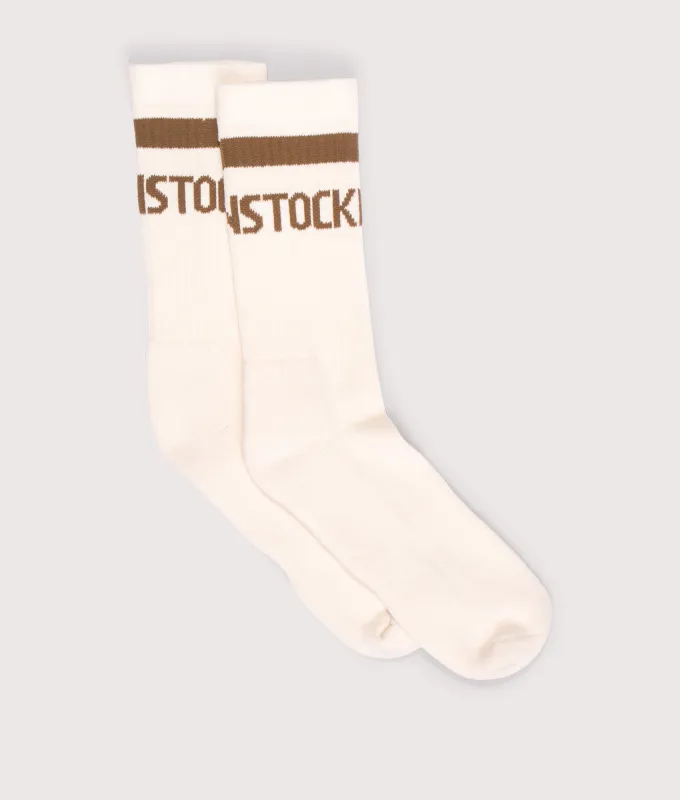 Cotton Crew Stripe Tenns Socks sold by EQVVS