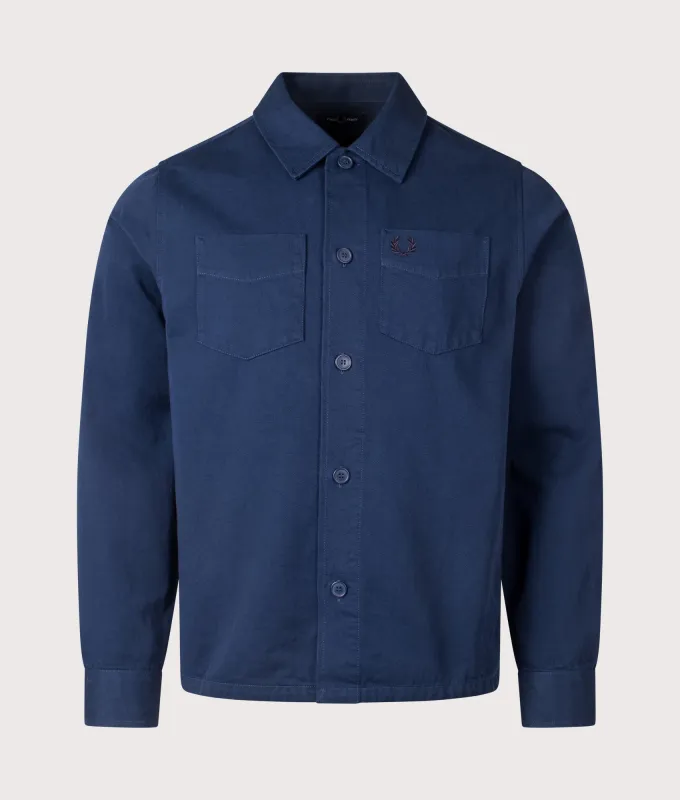Twill Overshirt made by Fred Perry
