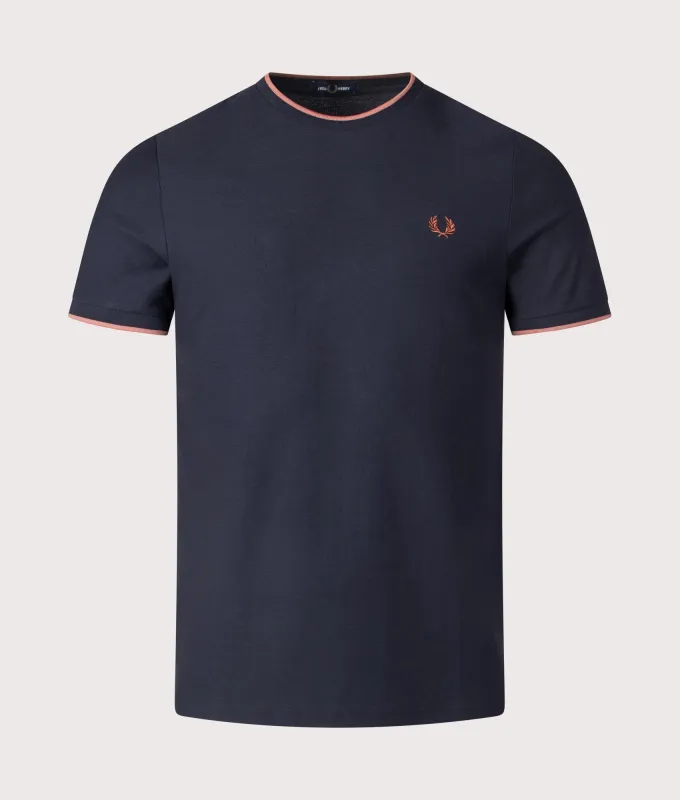 Crepe Piqué T-Shirt made by Fred Perry