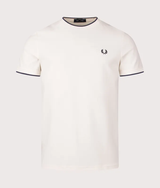 Crepe Piqué T-Shirt made by Fred Perry