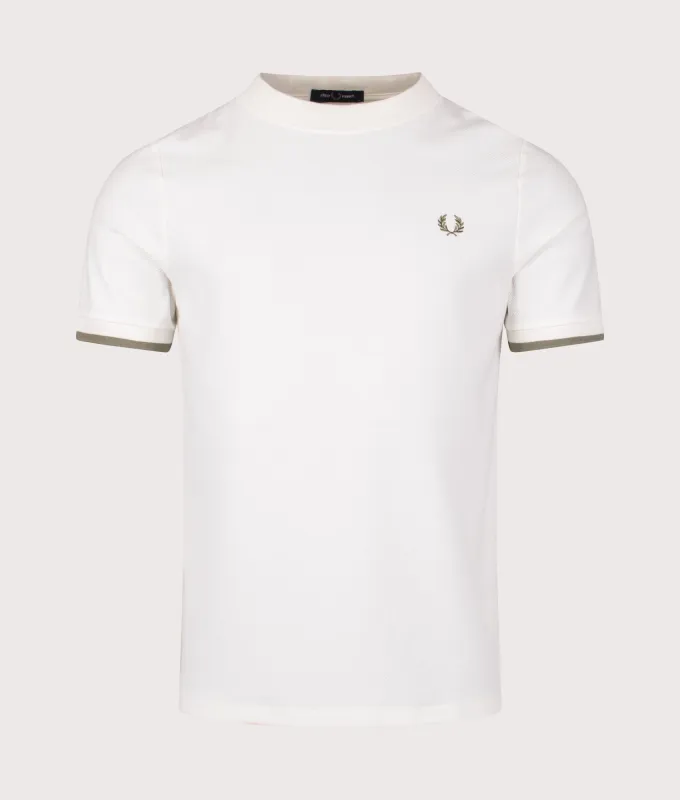 Tipped Cuff Pique T-Shirt sold by EQVVS