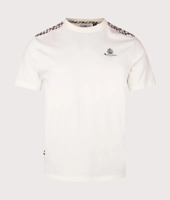 Club Check Details T-Shirt sold by EQVVS