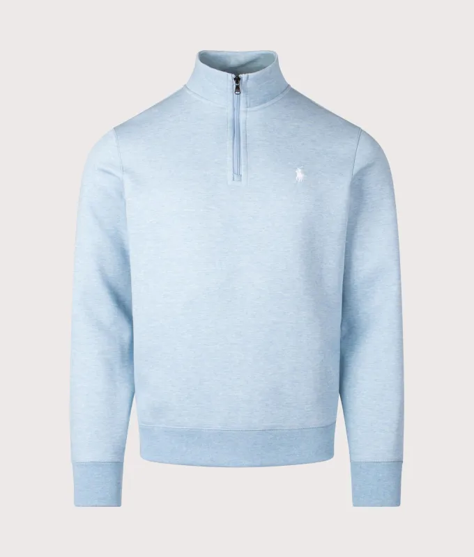 Double-Knit Quarter Zip Sweatshirt sold by EQVVS
