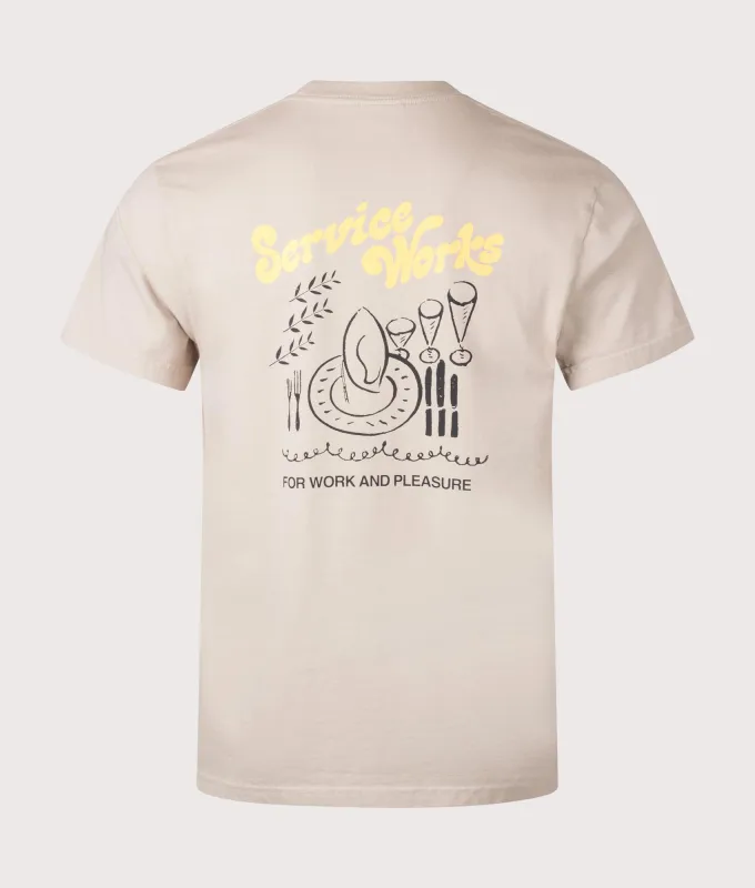 Work and Pleasure T-Shirt made by Service Works