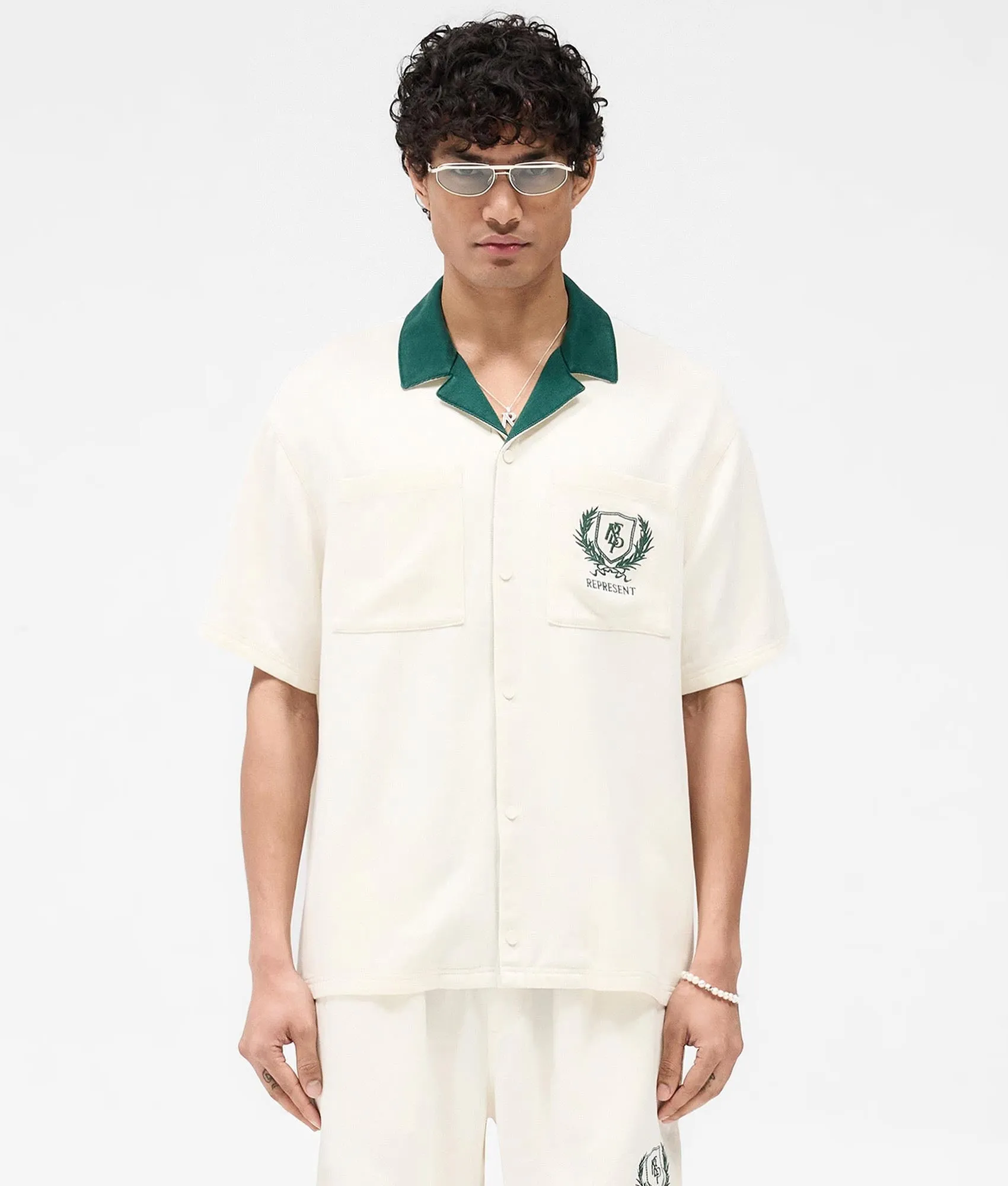 Oversized Represent Crest Shirt sold by EQVVS product image thumbnail 2