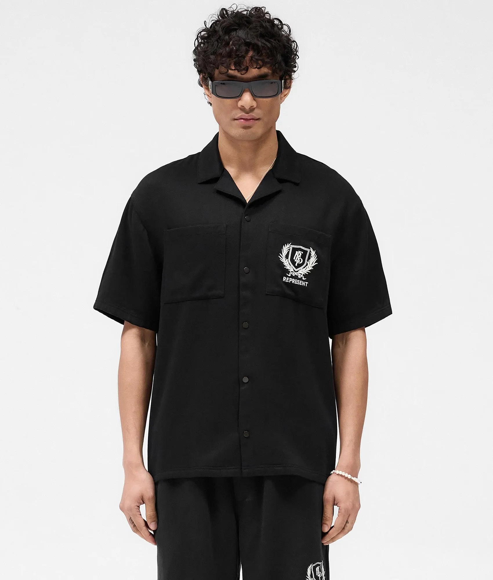 Oversized Represent Crest Shirt sold by EQVVS product image thumbnail 2