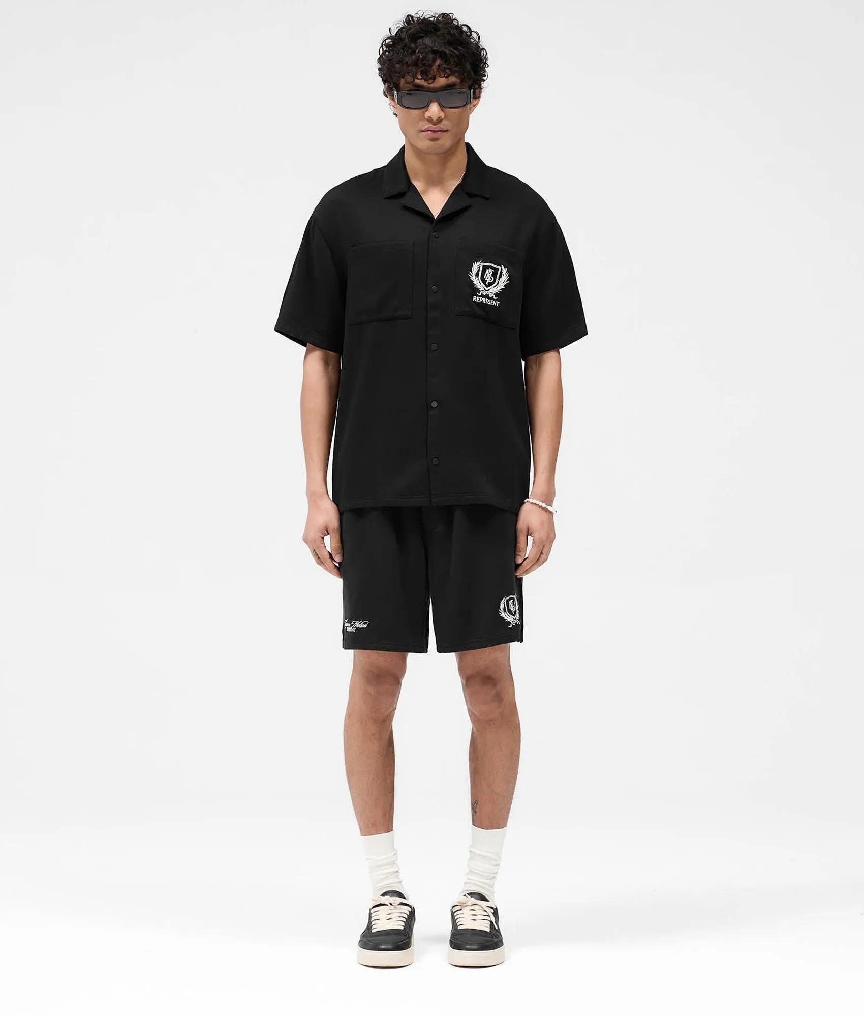 Oversized Represent Crest Shirt sold by EQVVS product image thumbnail 3