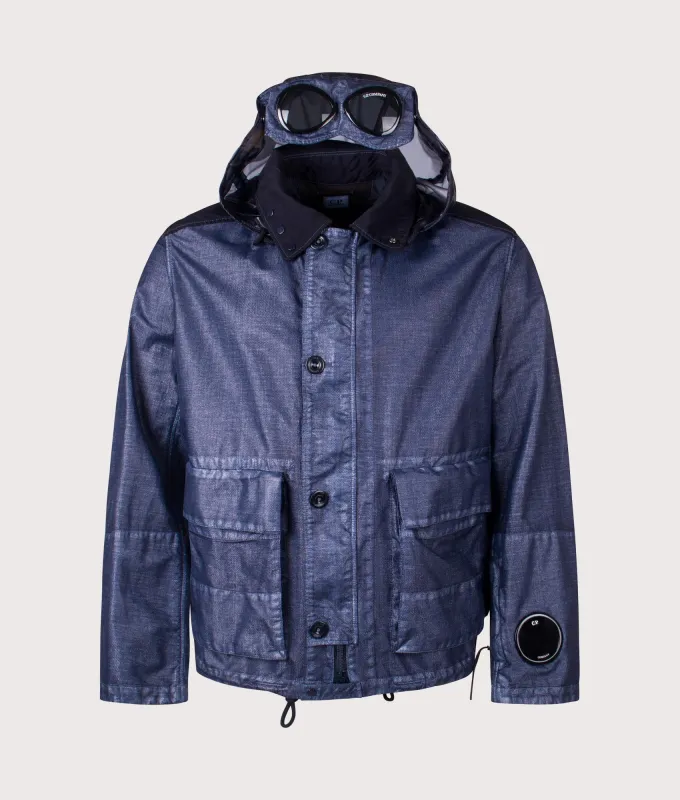 Rafia Mille Goggle Jacket sold by EQVVS