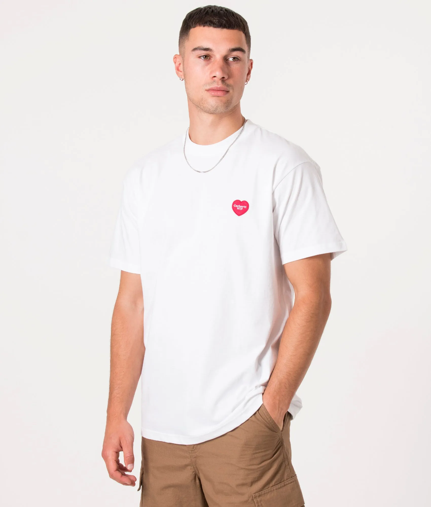 Relaxed Fit Double Heart T-Shirt sold by EQVVS product image thumbnail 2