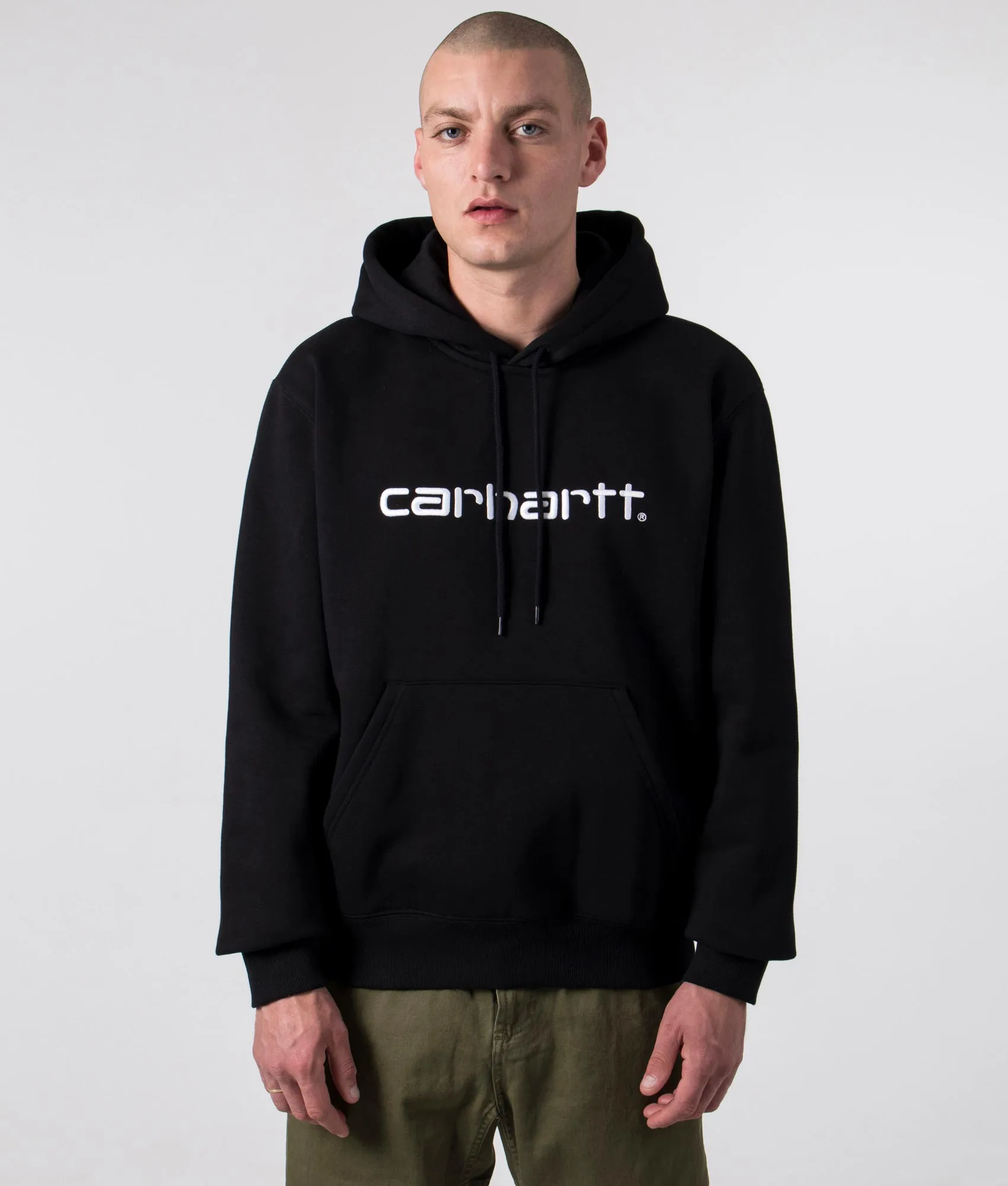 Relaxed Fit Carhartt Logo Hoodie sold by EQVVS