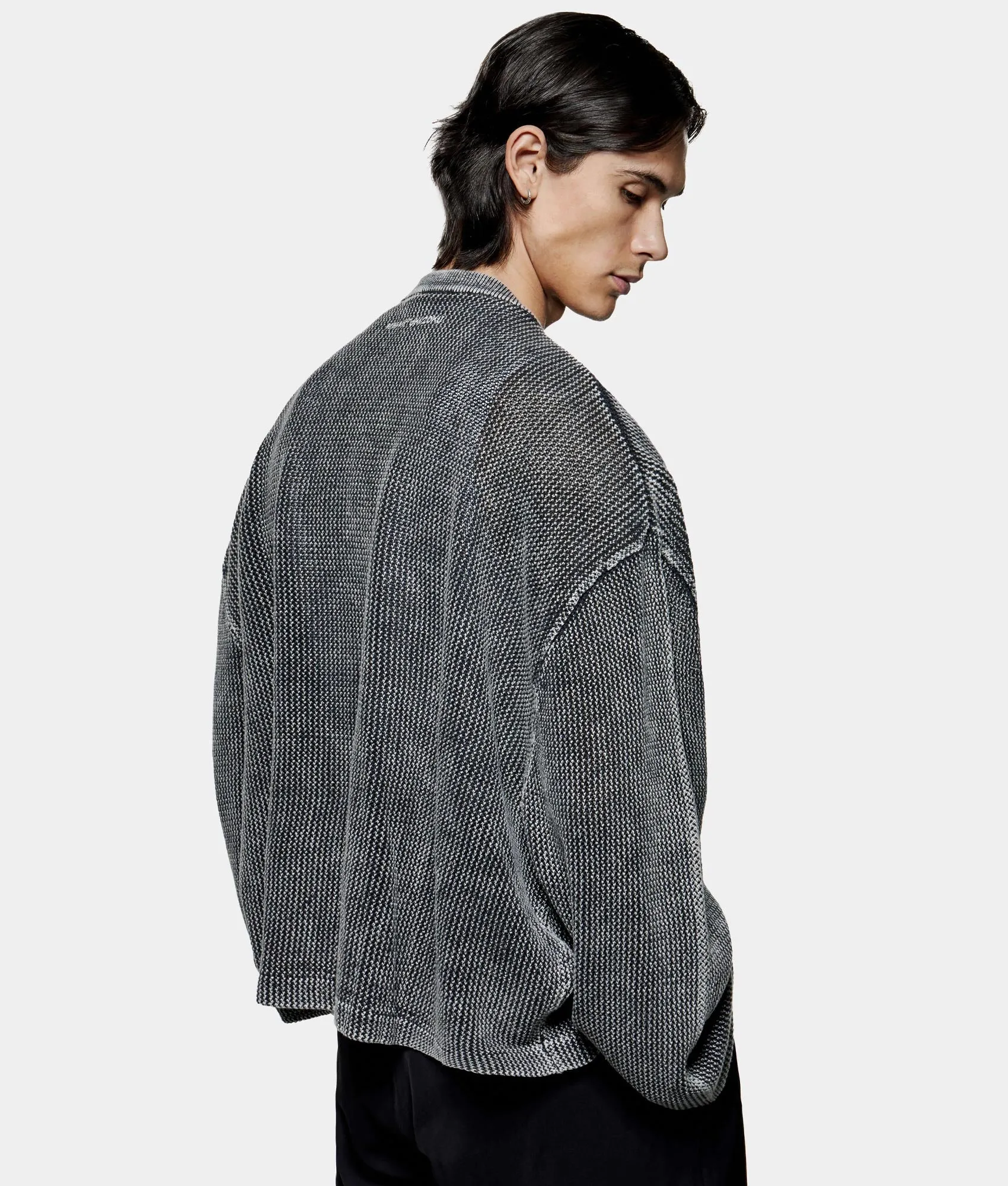 Pigment Dyed Loose Gauge Long Sleeve T-Shirt sold by EQVVS product image thumbnail 3