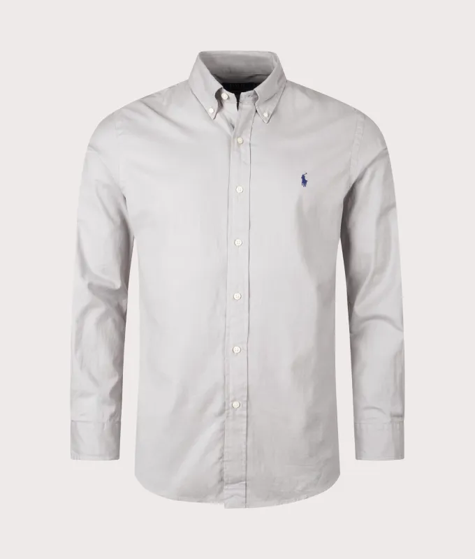 Custom Fit Stretch Oxford Shirt sold by EQVVS