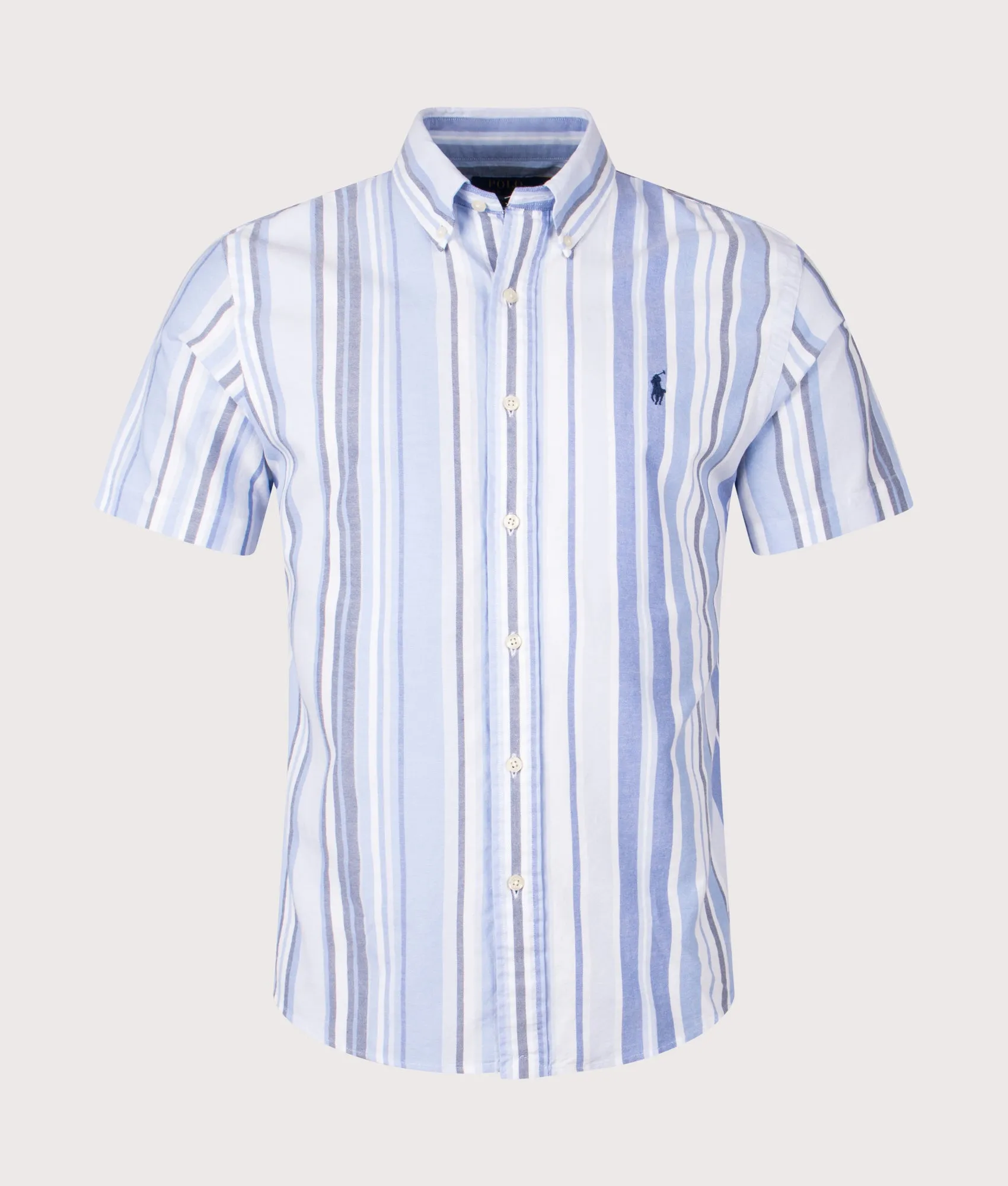 Custom Fit Striped Oxford Shirt sold by EQVVS