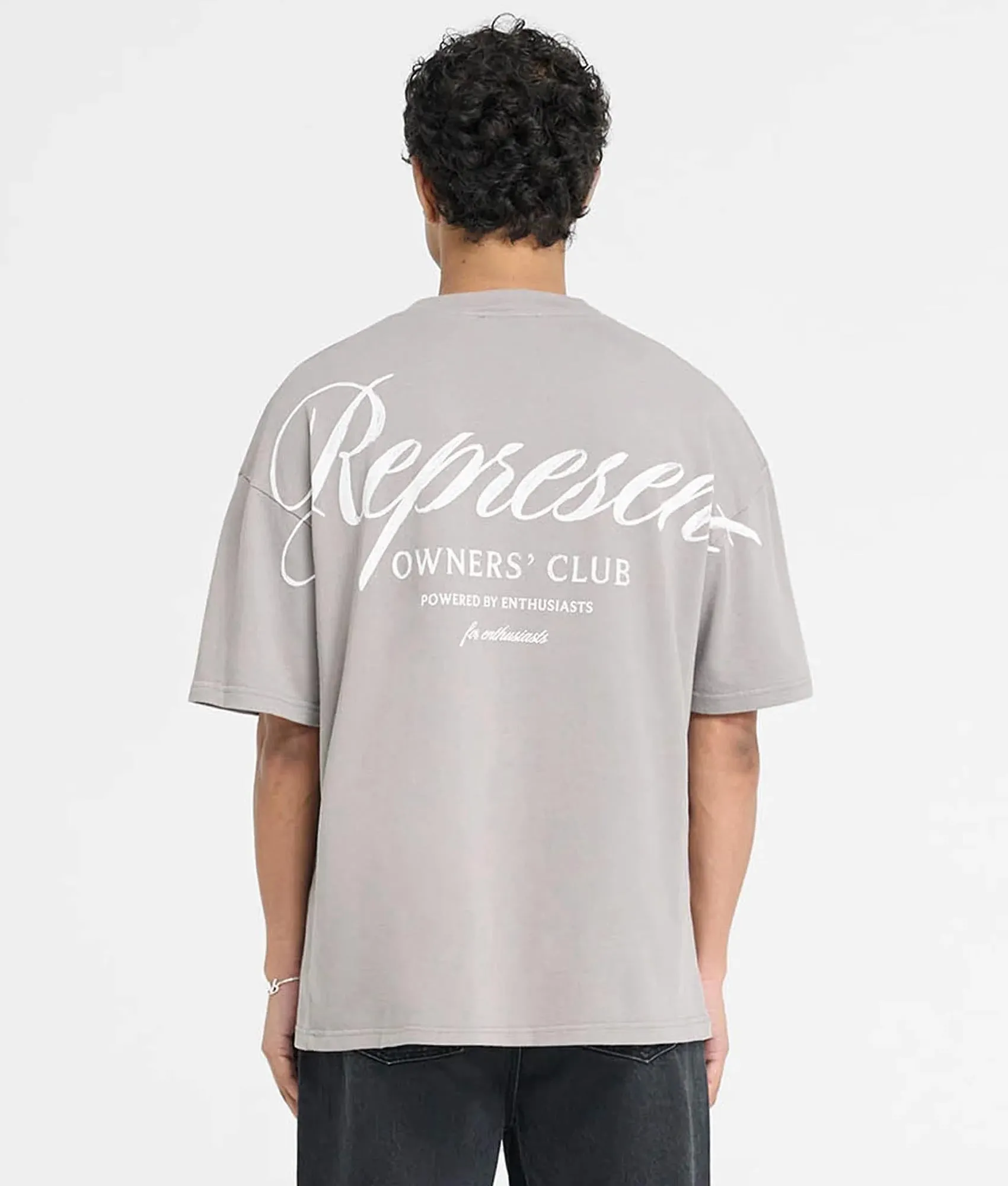 Oversized Represent Owners Club Script T-Shirt sold by EQVVS product image thumbnail 3