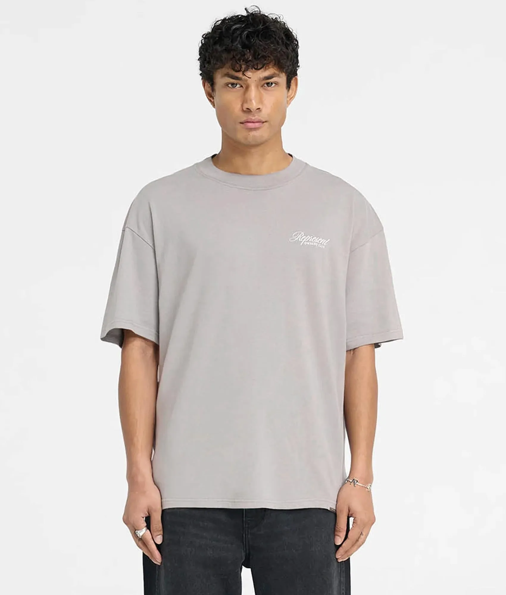 Oversized Represent Owners Club Script T-Shirt sold by EQVVS product image thumbnail 4