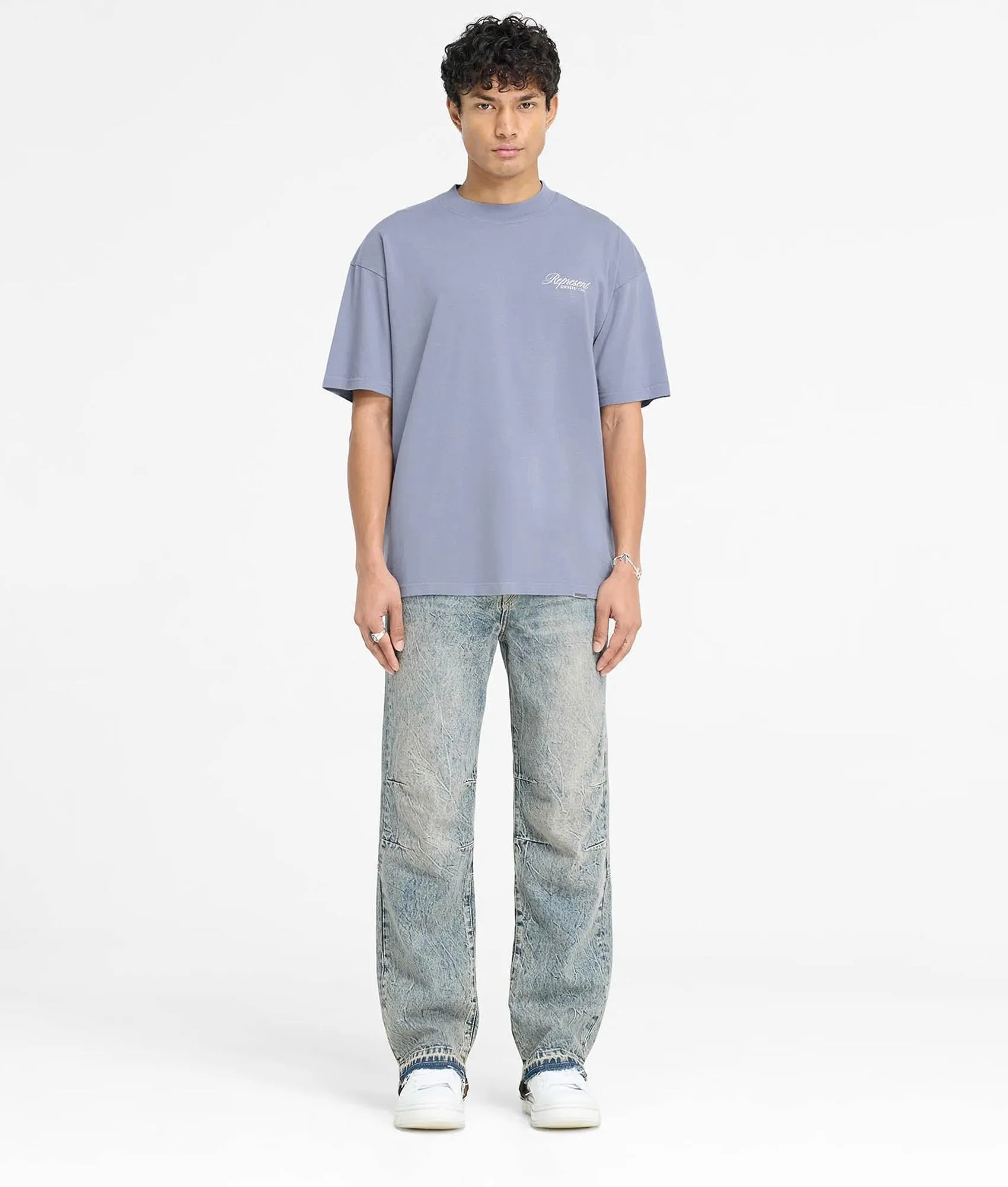 Oversized Represent Owners Club Script T-Shirt sold by EQVVS product image thumbnail 5