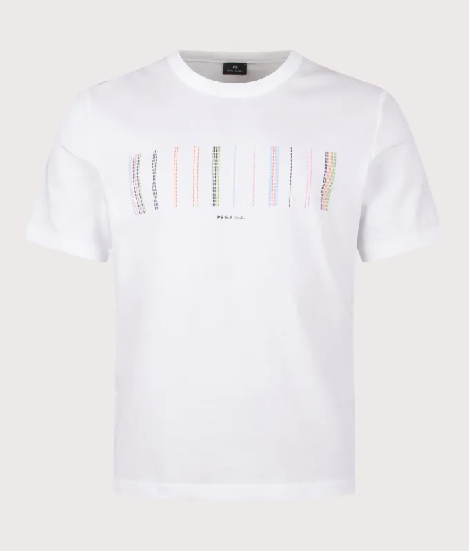 Relaxed Fit Stripe T-Shirt sold by EQVVS