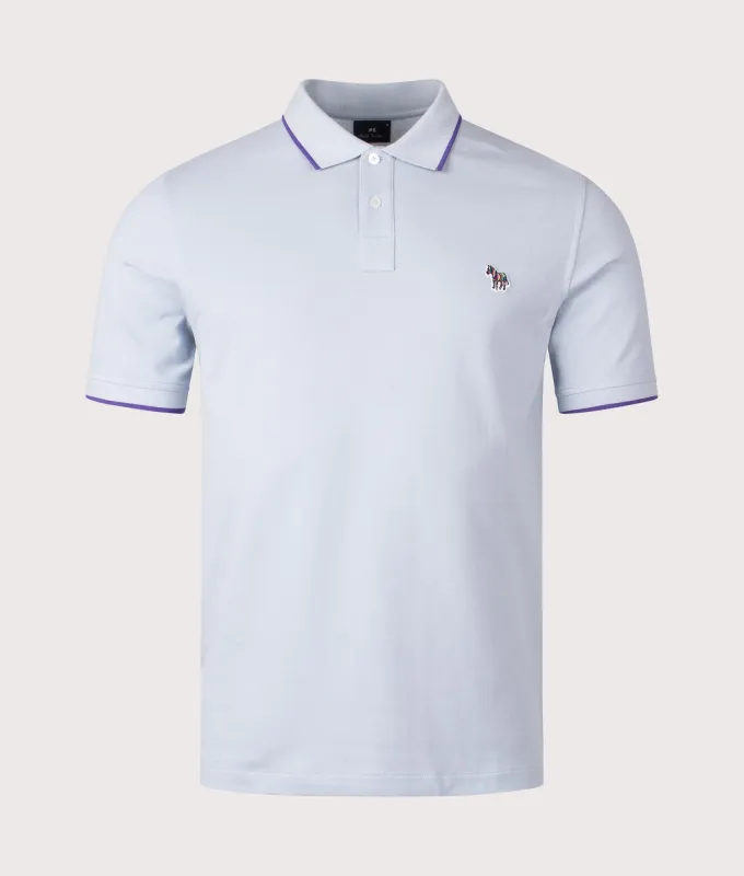 Zebra Badge Polo Shirt sold by EQVVS