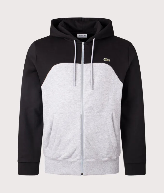 Colour Block Zip Through Hoodie sold by EQVVS