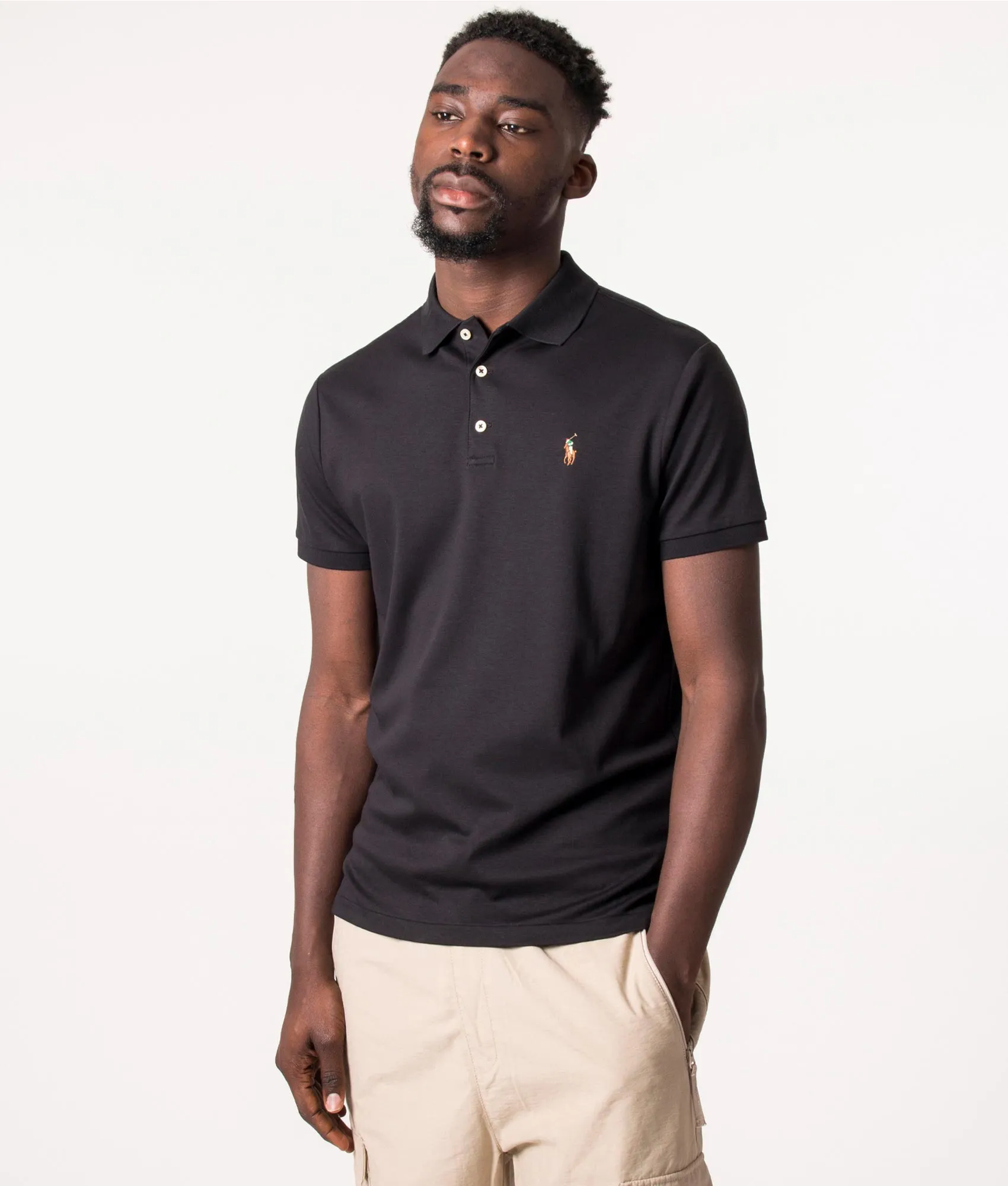 Custom Slim Fit Interlock Polo Shirt sold by EQVVS product image thumbnail 2