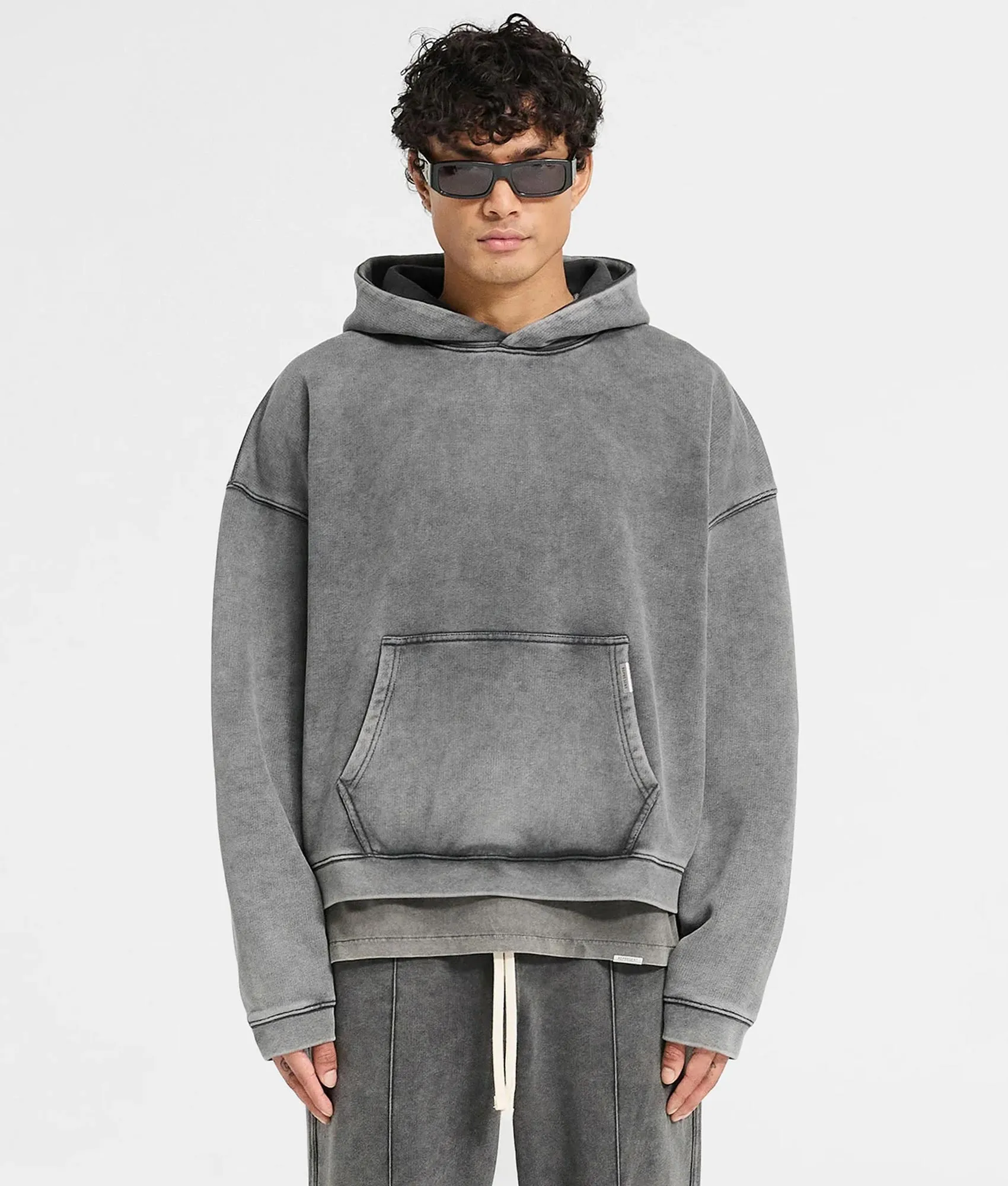 Initial Boxy Hoodie sold by EQVVS