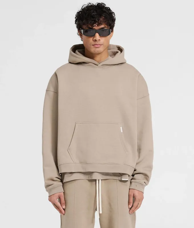 Oversized Initial Boxy Hoodie sold by EQVVS