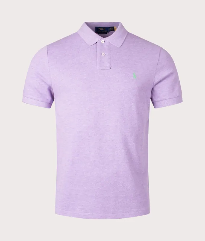 Custom Slim Fit Mesh Polo Shirt sold by EQVVS