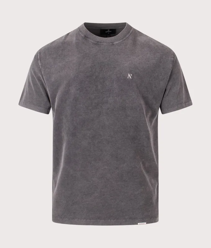 Metal Initial R T-Shirt sold by EQVVS