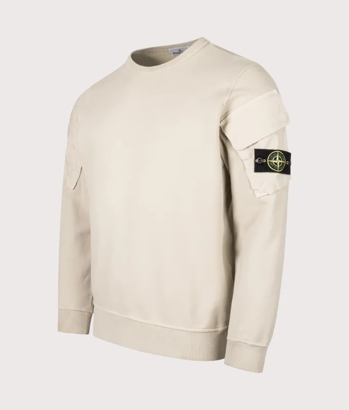 Brushed Organic Cotton Sweatshirt sold by EQVVS