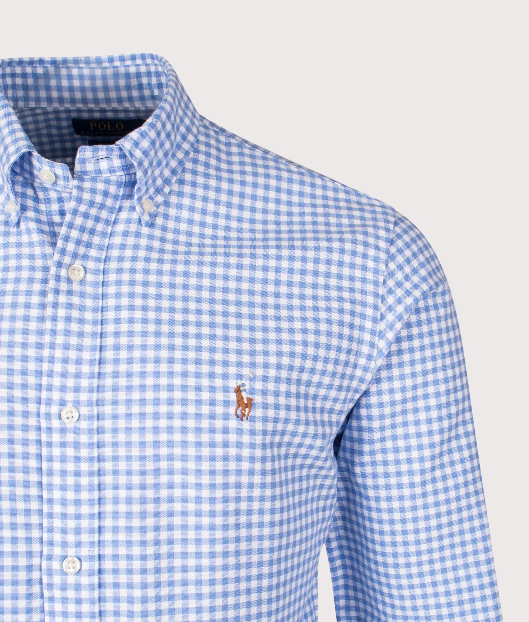 Custom Fit Gingham Oxford Shirt sold by EQVVS product image thumbnail 2