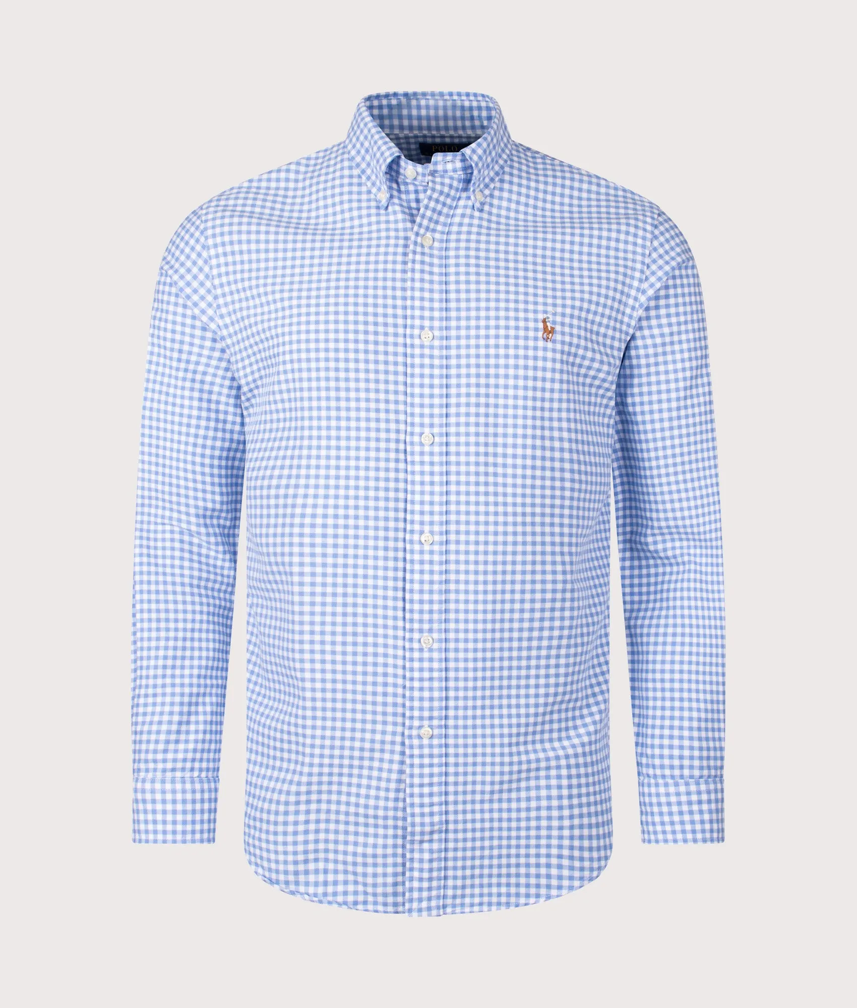 Custom Fit Gingham Oxford Shirt sold by EQVVS