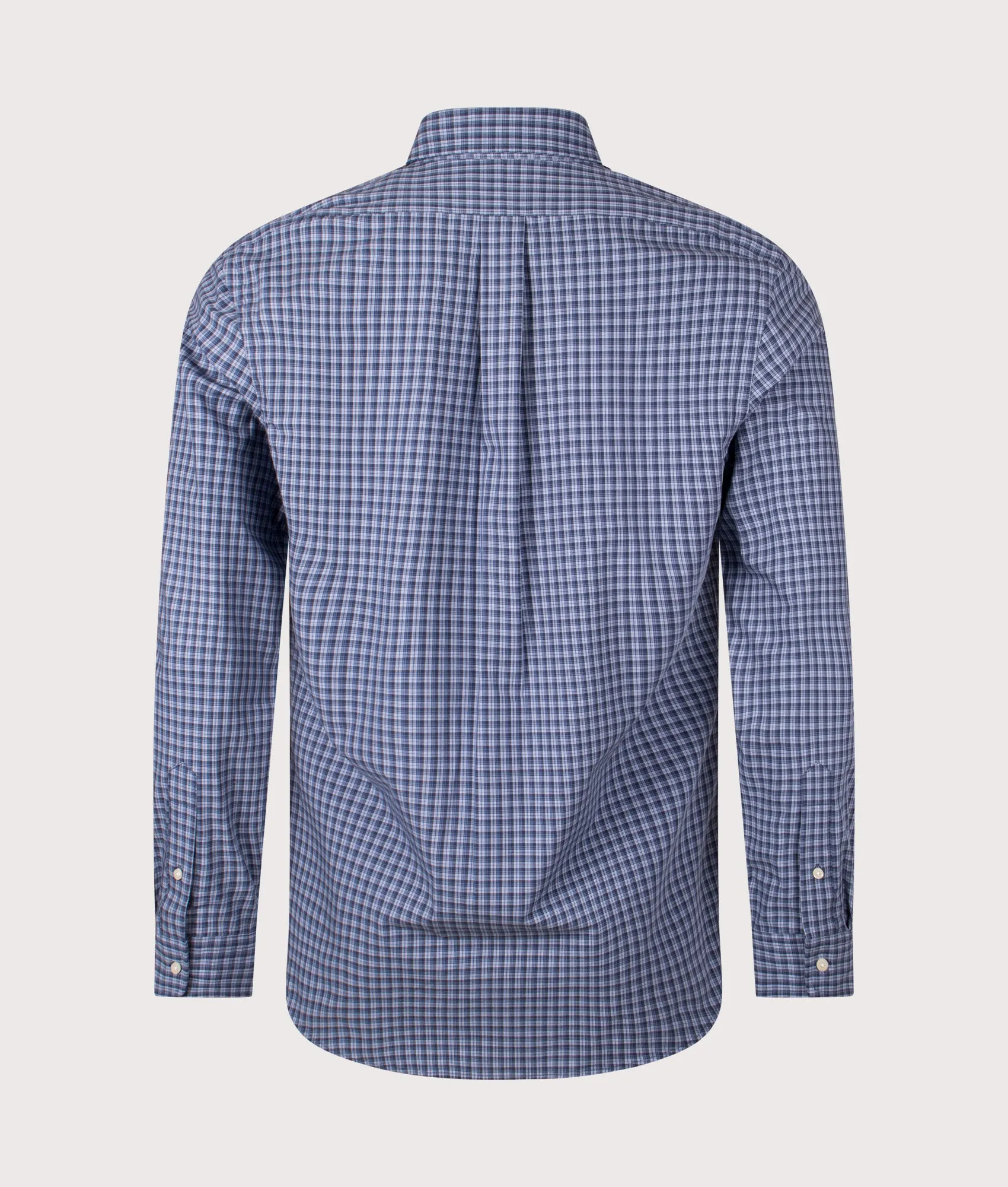 Custom Fit Plaid Stretch Poplin Shirt sold by EQVVS product image thumbnail 3
