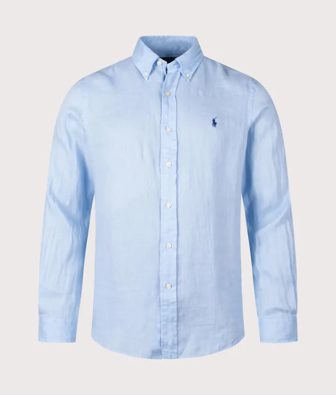 Custom Fit Linen Shirt sold by EQVVS