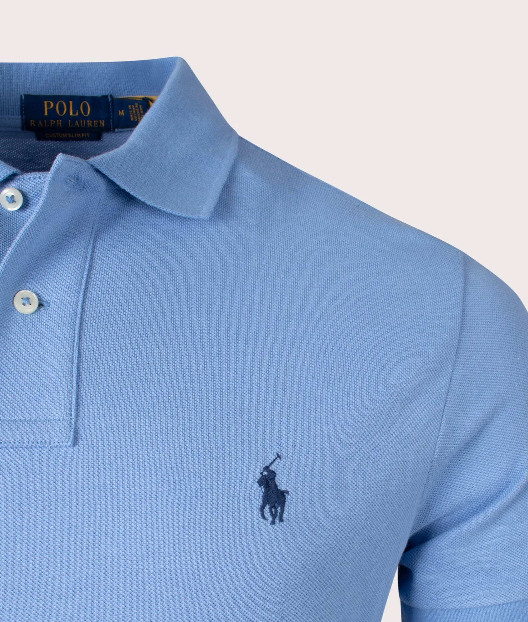 Custom Slim Fit Mesh Polo Shirt sold by EQVVS product image thumbnail 2