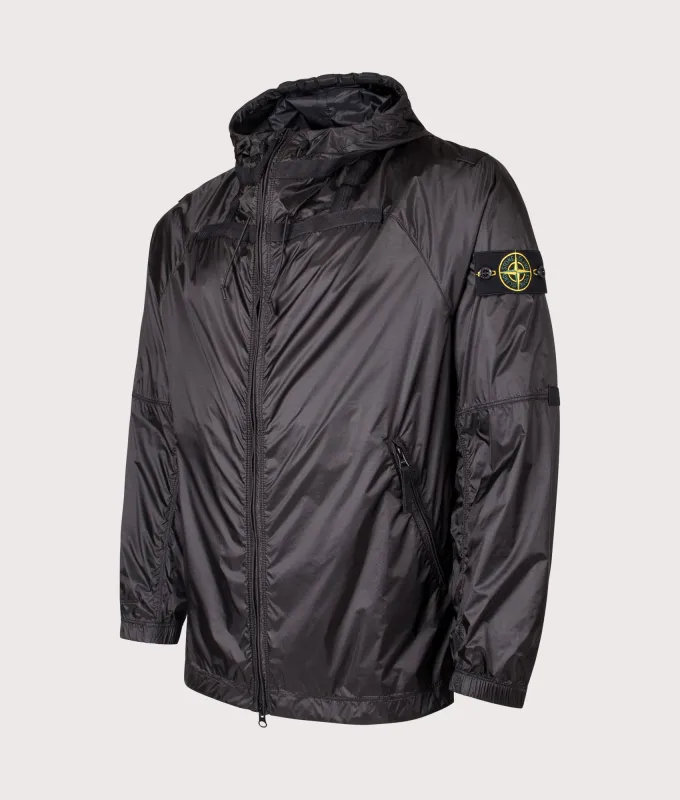 Ripstop Light Hooded Jacket made by Stone Island