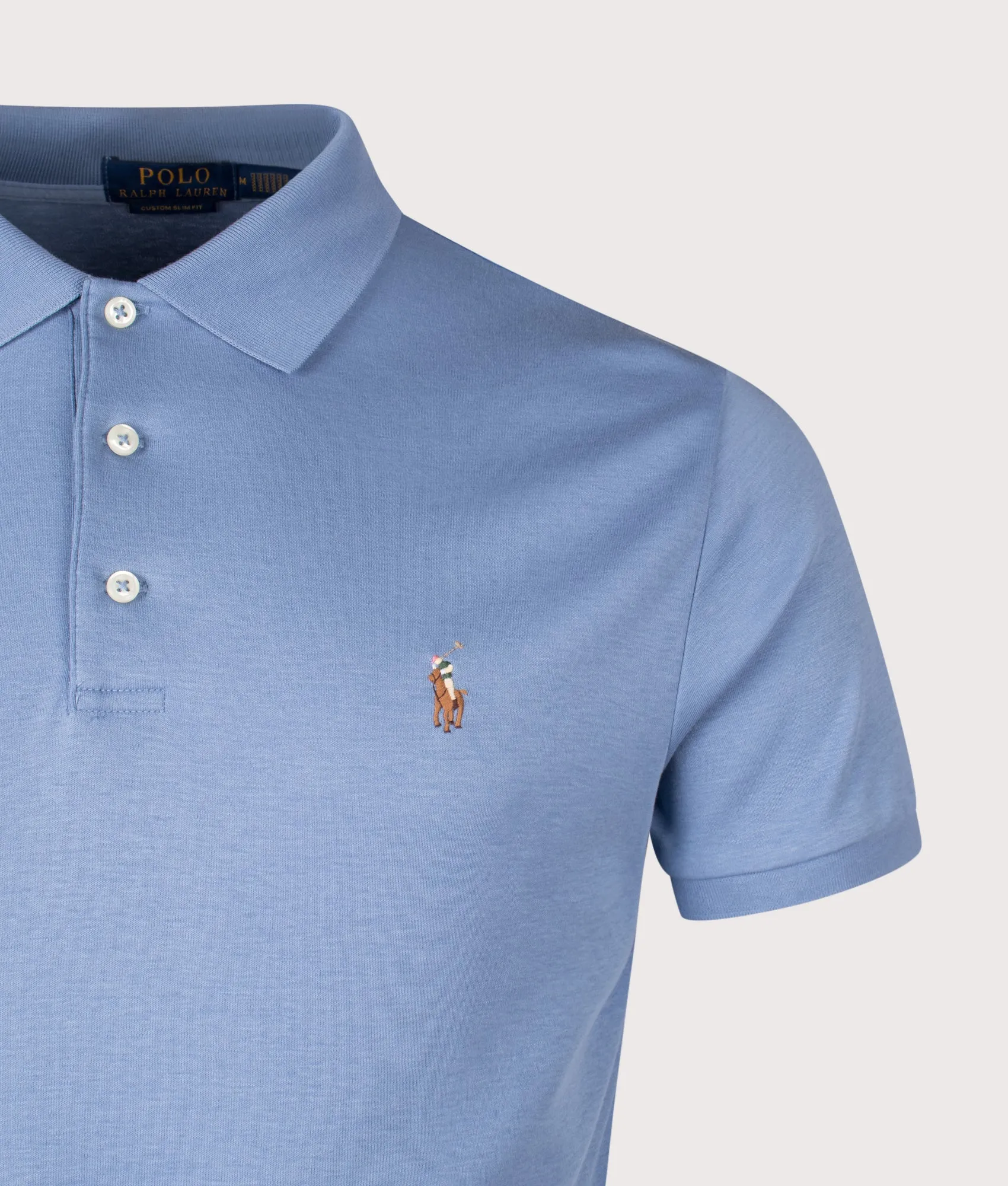 Custom Slim Fit Soft Cotton Polo Shirt sold by EQVVS product image thumbnail 2