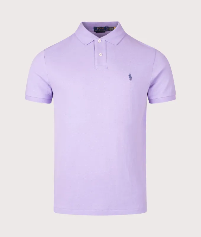 Custom Slim Fit Mesh Polo Shirt sold by EQVVS