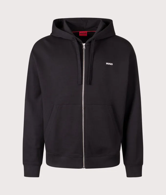 Relaxed Fit Dapozip Hoodie made by HUGO