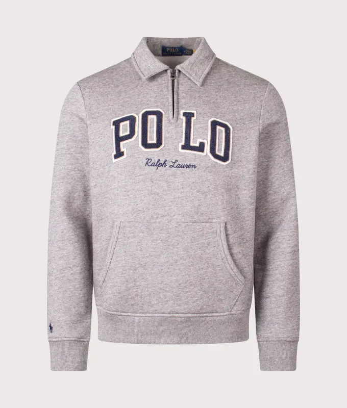 The RL Logo Collared Sweatshirt sold by EQVVS