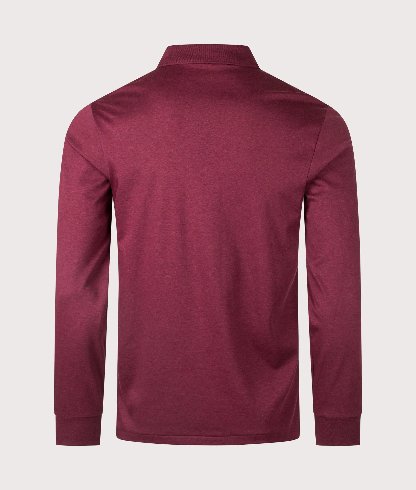 Custom Slim Fit Long Sleeve Soft Cotton Polo Shirt sold by EQVVS product image thumbnail 3