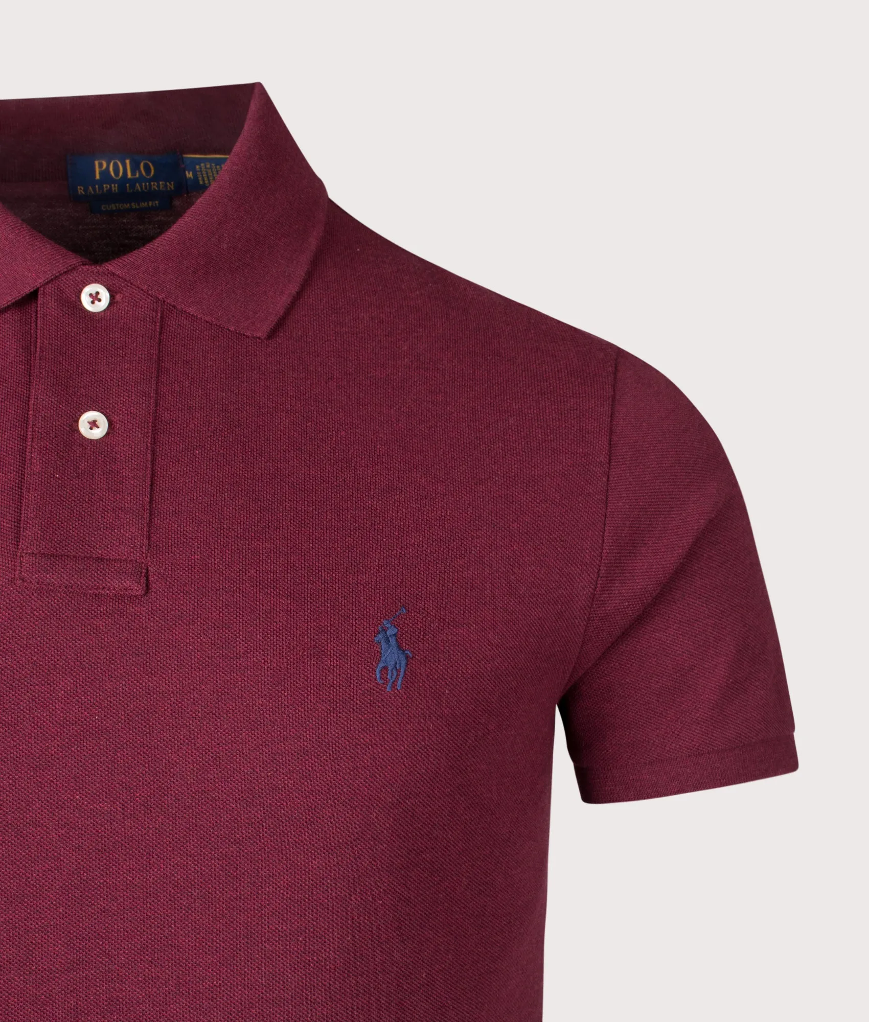 Custom Slim Fit Mesh Polo Shirt sold by EQVVS product image thumbnail 2